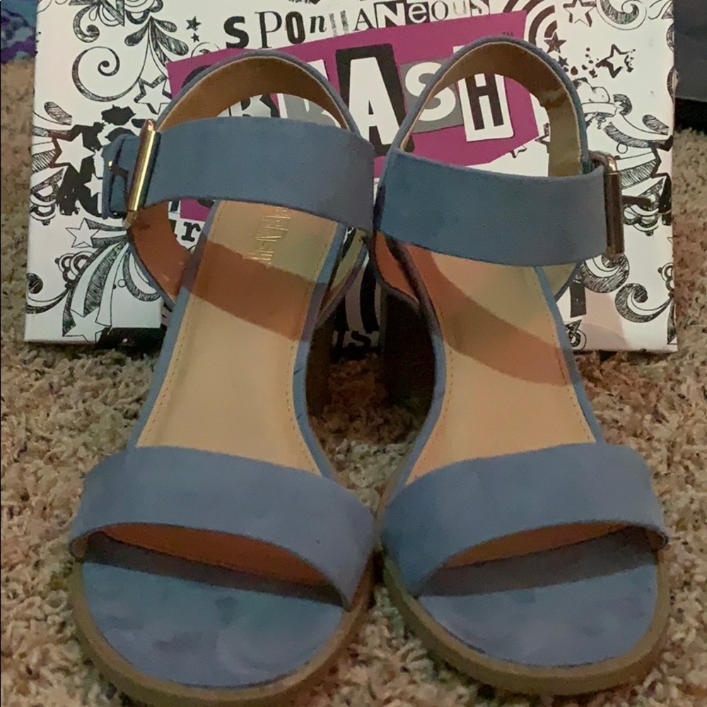 Brash blue heels size 10